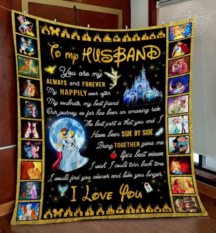 Disney Husband Side By Side 3D Quilt Blanket