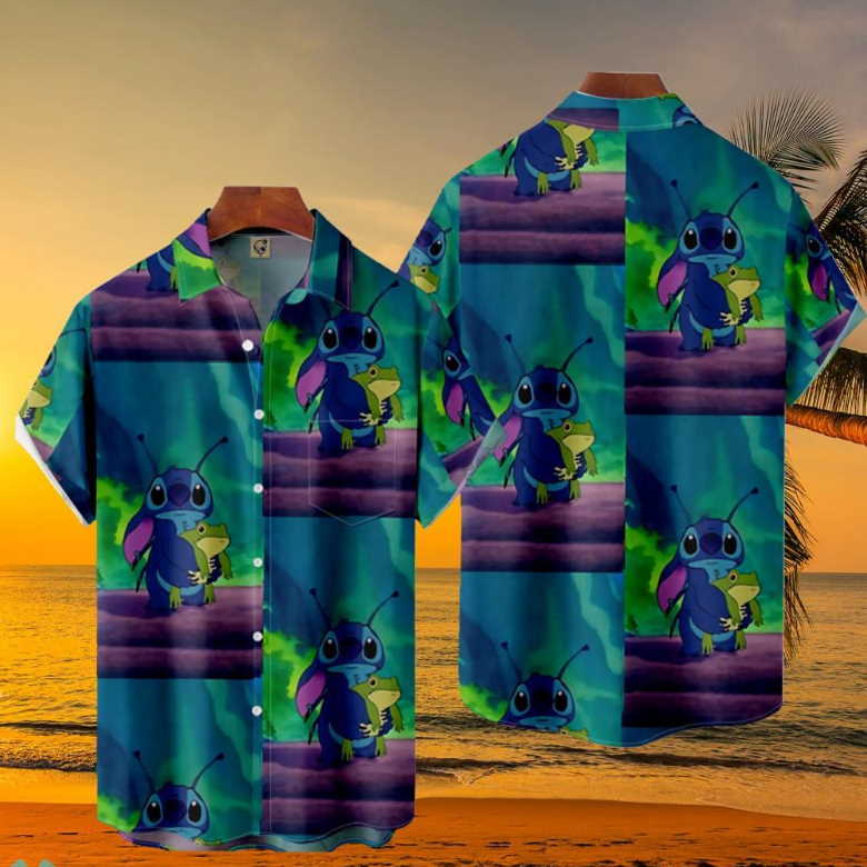 Disney Lilo And Stitch Summer Tropical Hawaiian Shirt