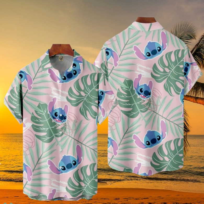 Disney Lilo And Stitch Tropical Hawaiian Shirt