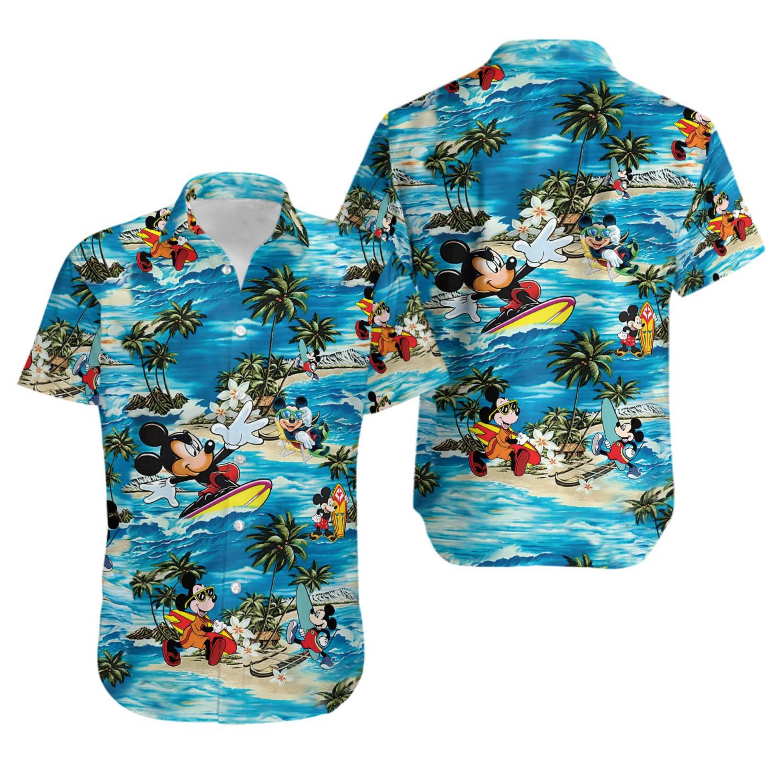 Disney Mickey Mouse Hawaiian Shirt, Mickey Mouse Hawaiian Shirt