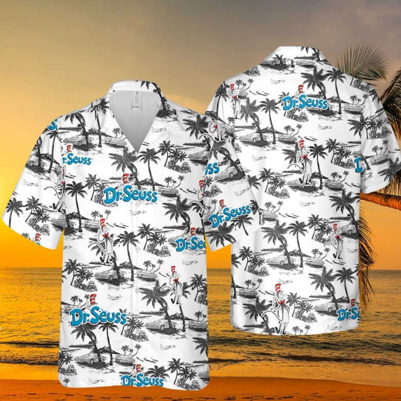 Dr Seuss Sea Island Pattern Hawaiian Shirt