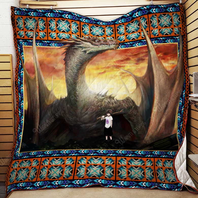 Dragon 3D Quilt Blanket