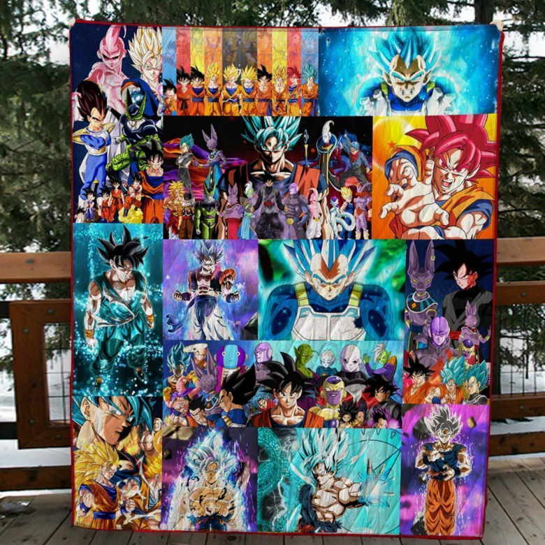 Dragonball Super 3D Customized Quilt Blanket