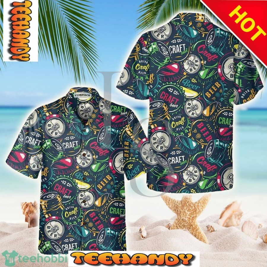 Drink Craft Beer Hawaiian Shirt