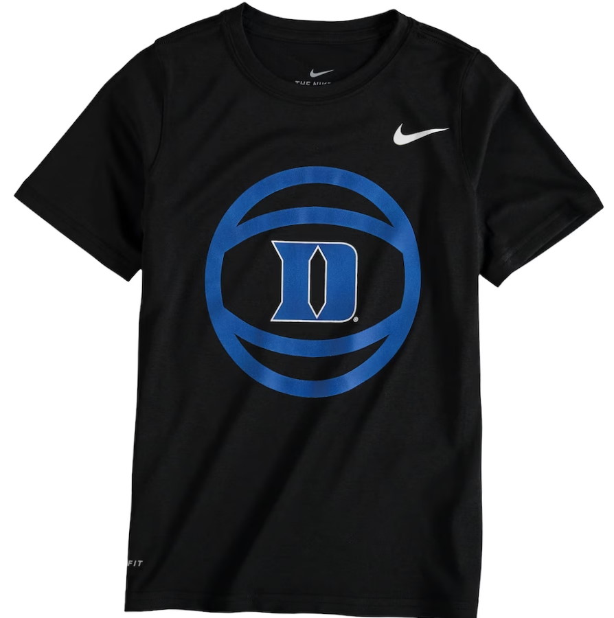 Duke Blue Devils Basketball and Logo Performance T-Shirt