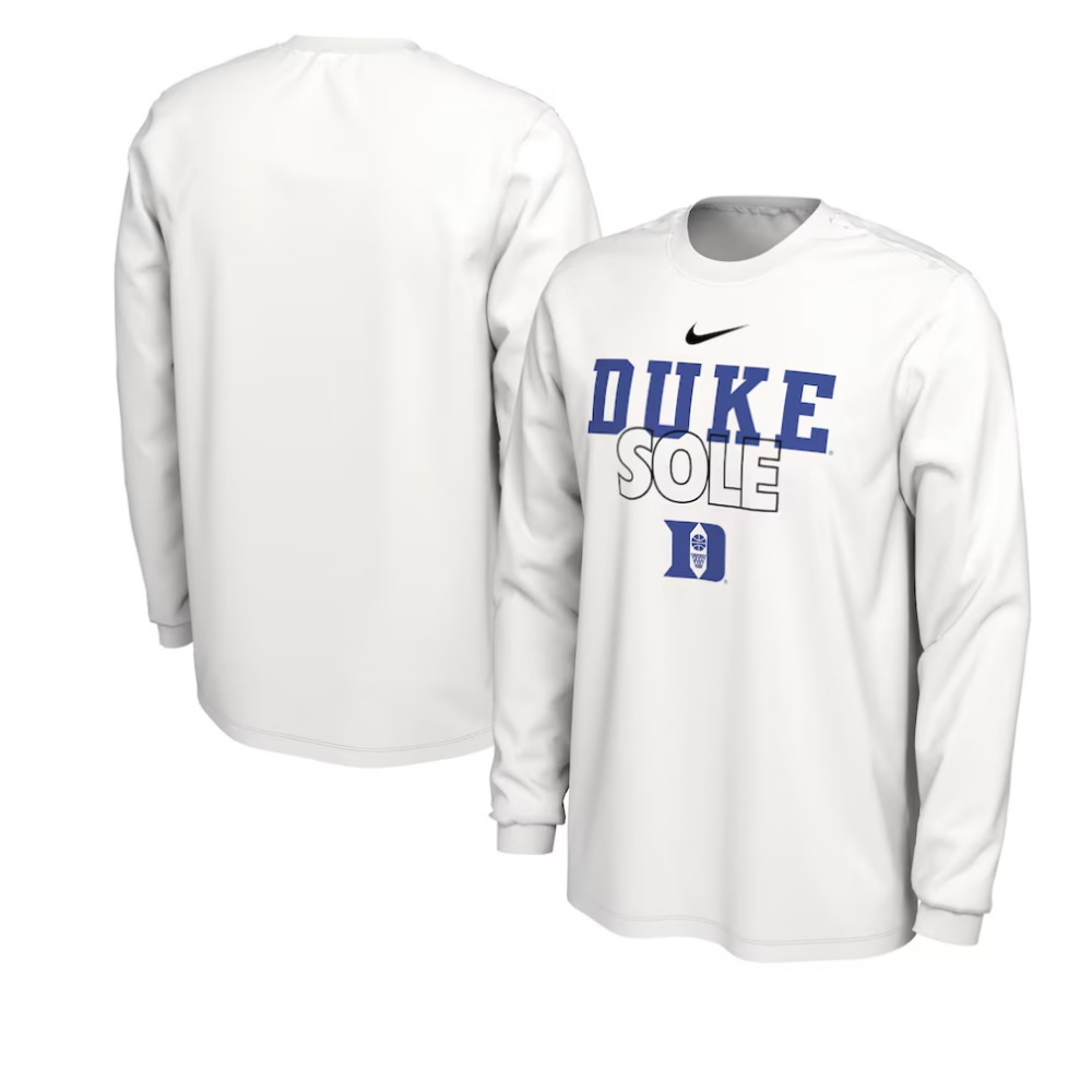 Duke Blue Devils On Court Long Sleeve T-Shirt