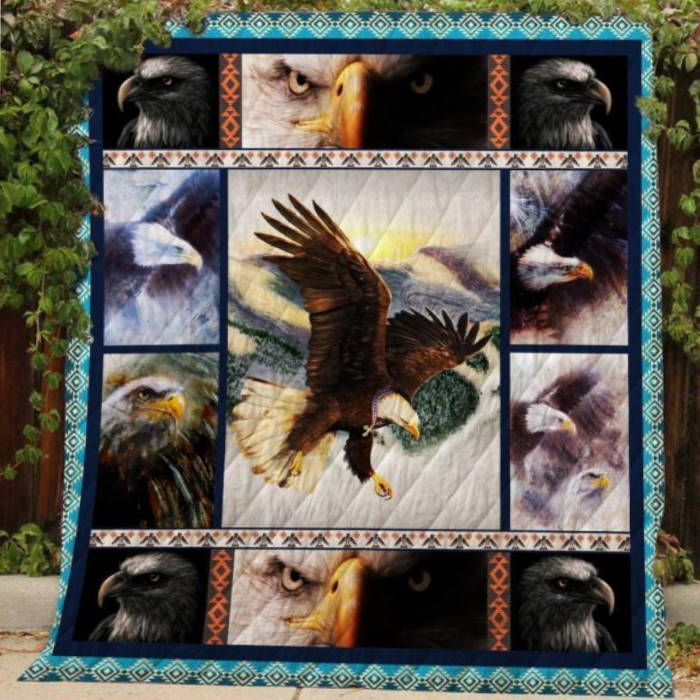 Eagle 3D Customized Quilt Blanket