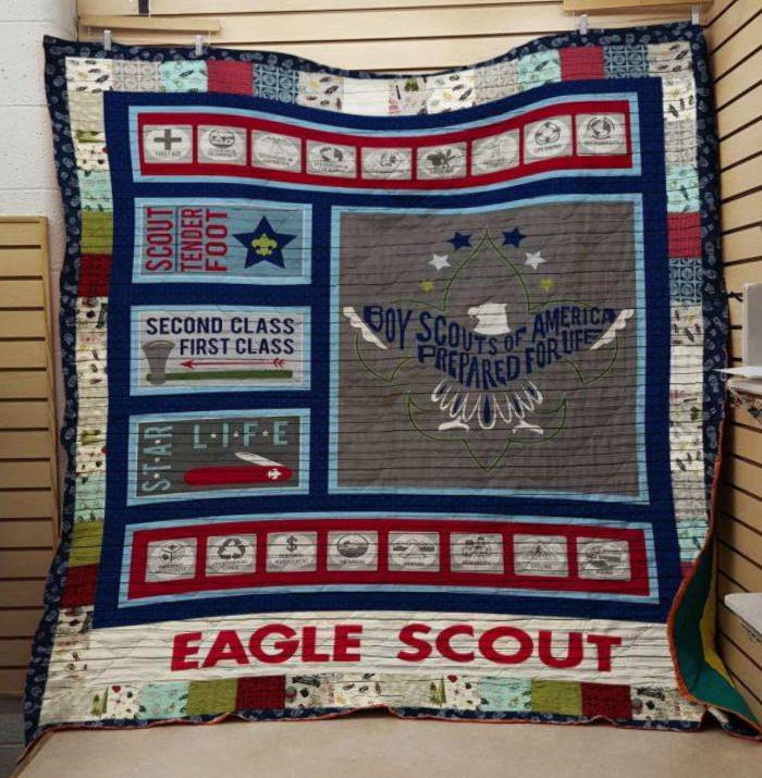 Eagle Scout 3D Customized Quilt Blanket