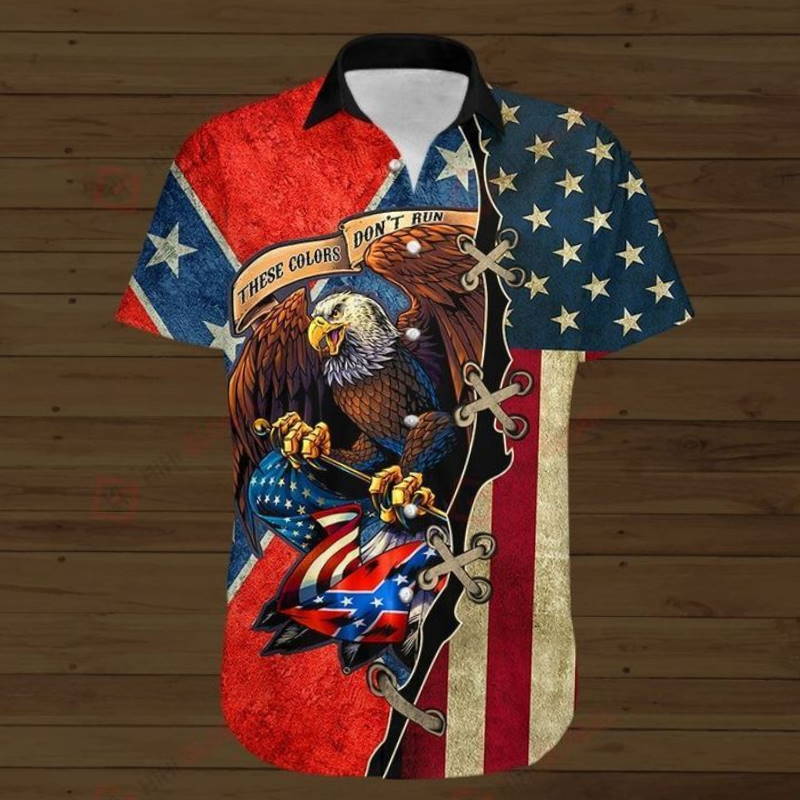 Eagle These Colors Don’t Run Hawaiian Shirt