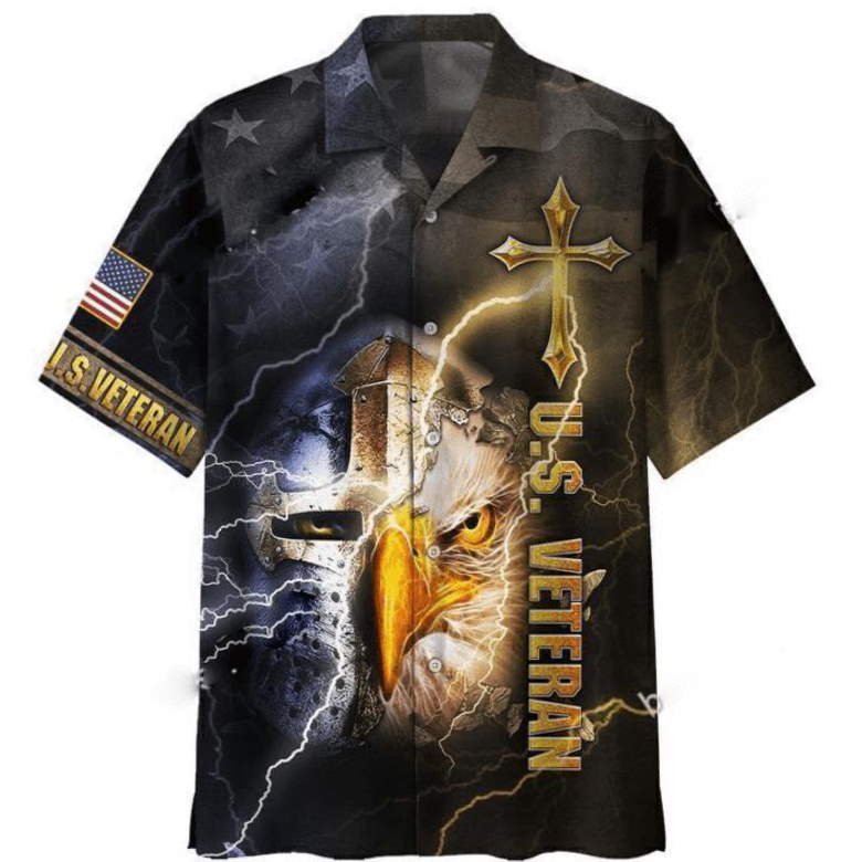 Eagle Thunder U.S Veteran Hawaiian Shirt