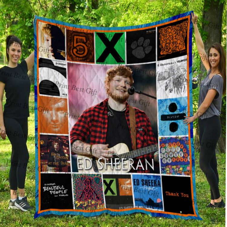 Ed Sheeran Cover Poster 3D Customized Quilt Blanket