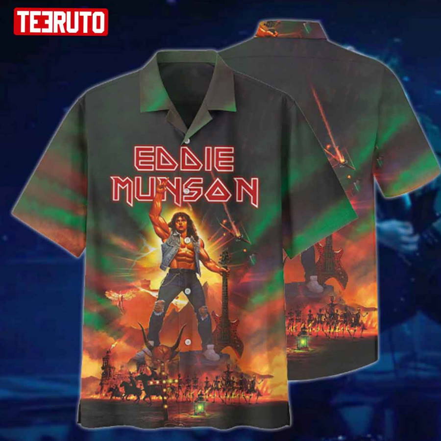 Eddie Munson Rock Metal Dude Stranger Things Hawaii Shirt