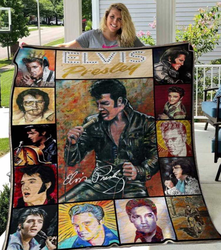 Elvis Presley Version 3D Customized Quilt Blanket