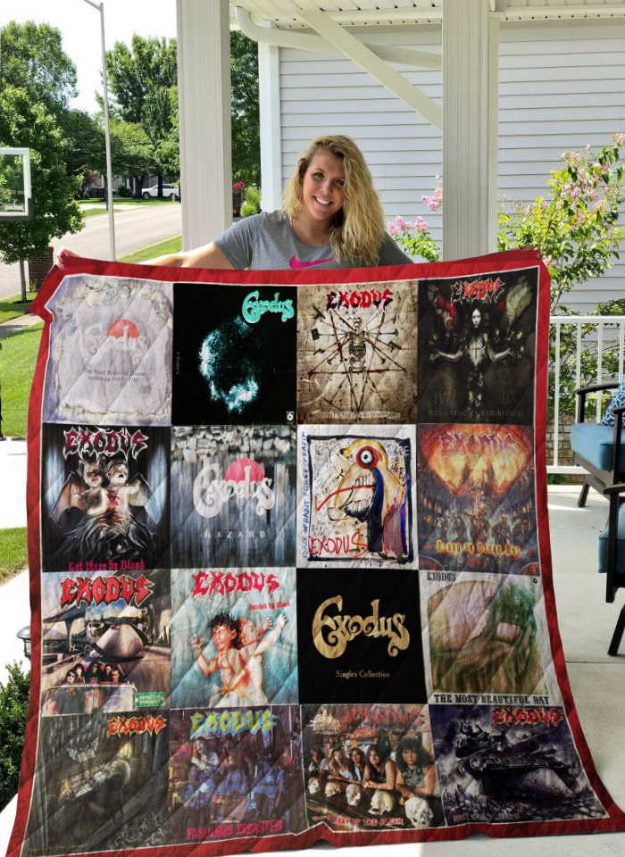 Exodus Albums 3D Quilt Blanket