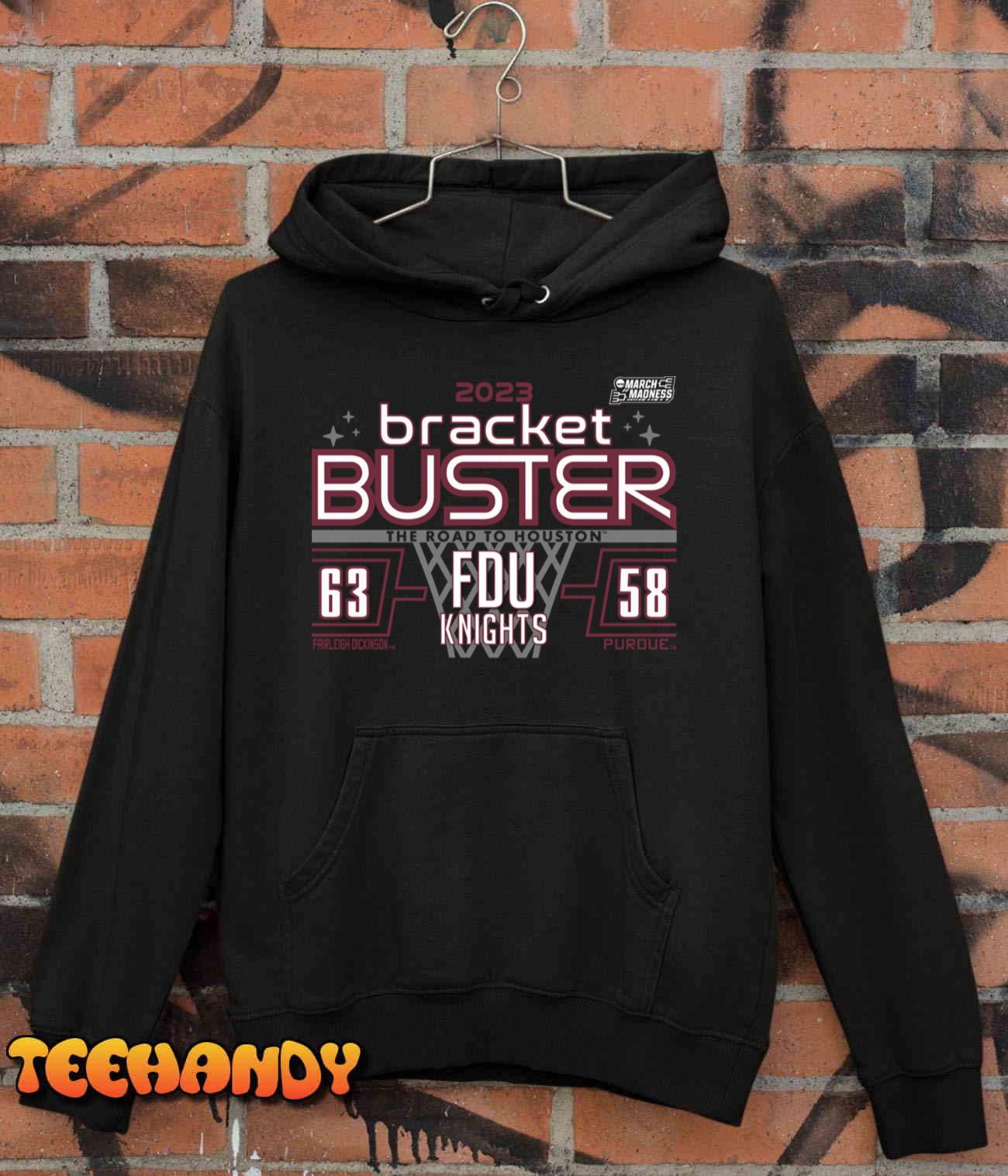 Fairleigh Dickinson Knights Bracket Buster 2023 Basketball Pullover Hoodie