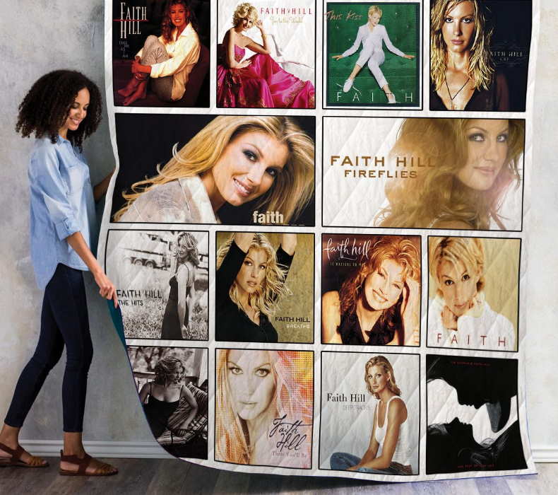 Faith Hill Albums Quilt Blanket