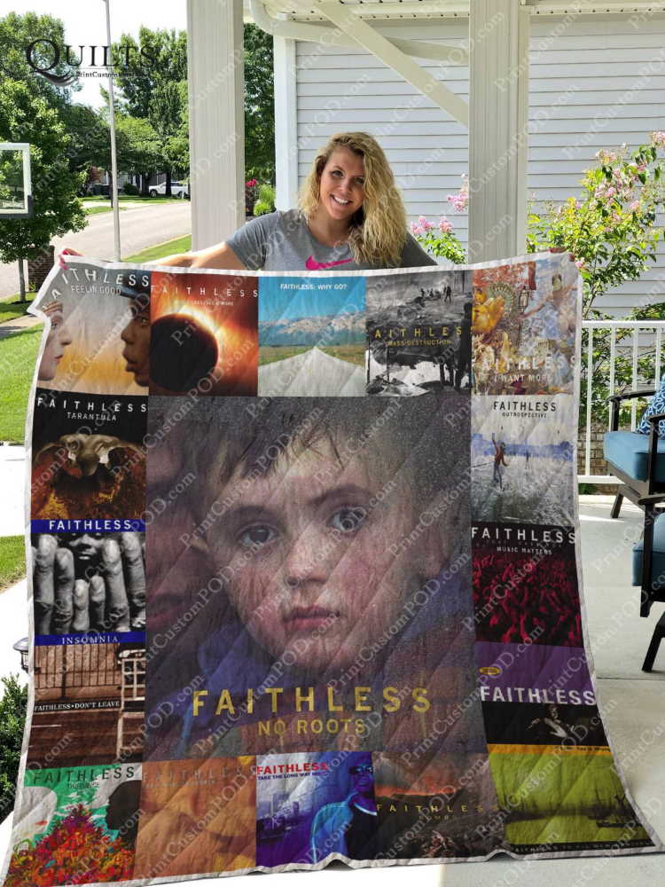 Faithless Albums 3D Customized Quilt Blanket