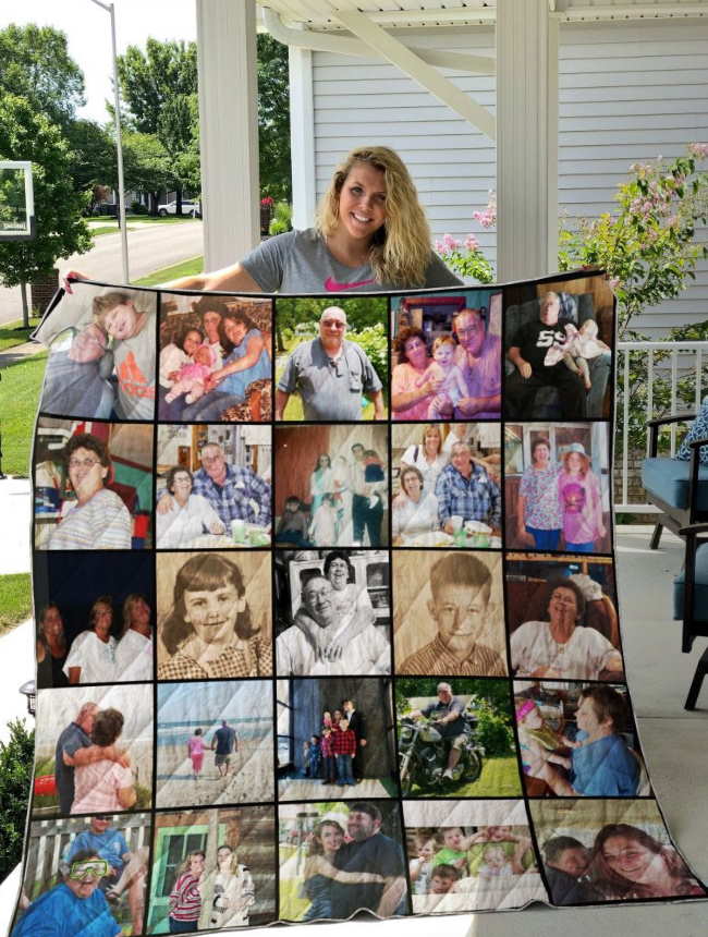 Family Custom 3D Quilt Blanket