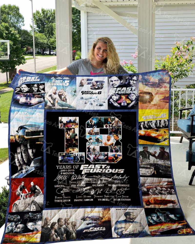 Fast And Furious 3D Customized Quilt Blanket