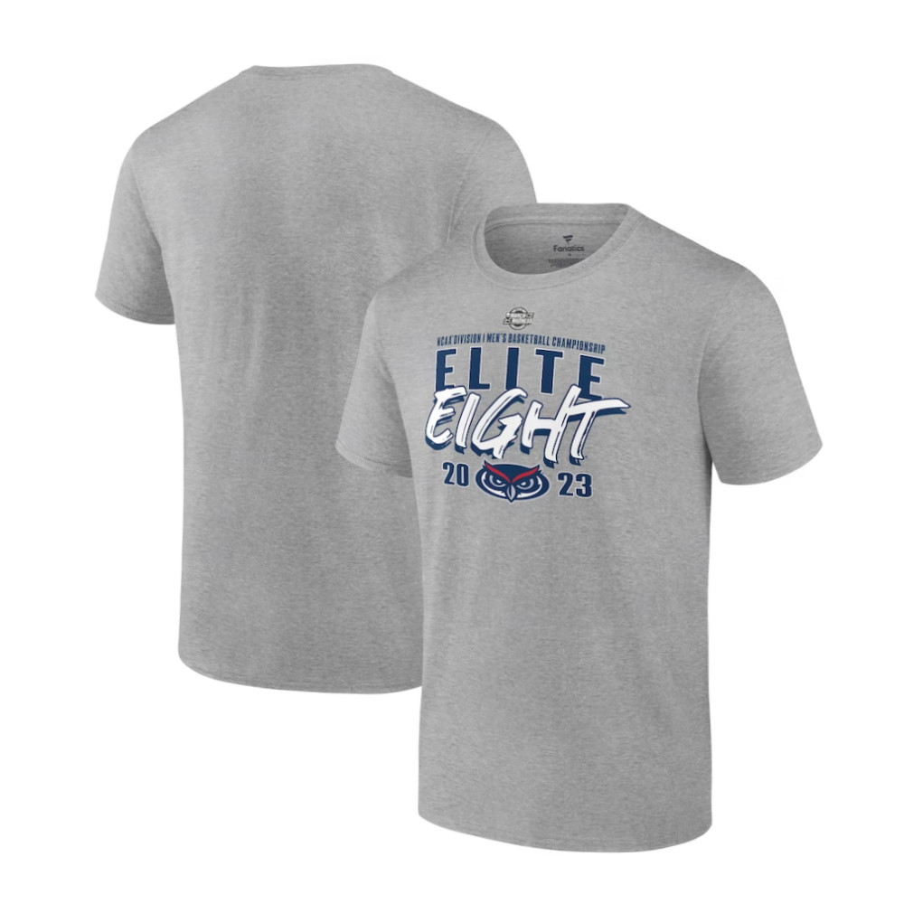 FAU Owls 2023 NCAA Men’s Basketball Tournament March Madness Elite Eight Team T-Shirt