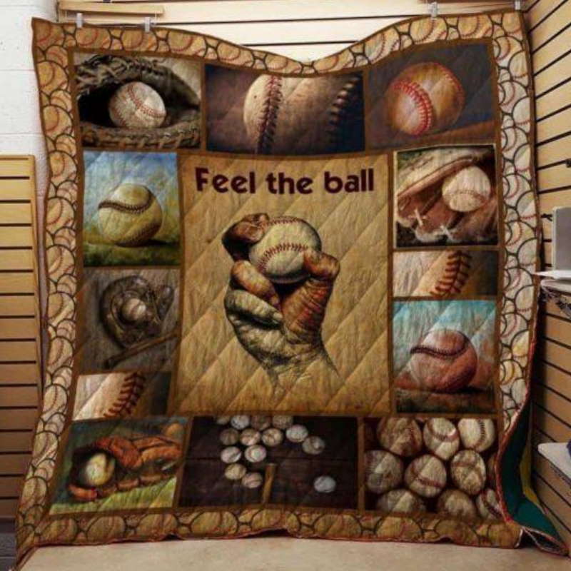 Feel The Ball 3D Customized Quilt Blanket