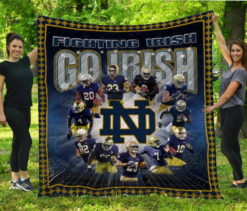 Fighting Irish 3D Customized Quilt Blanket