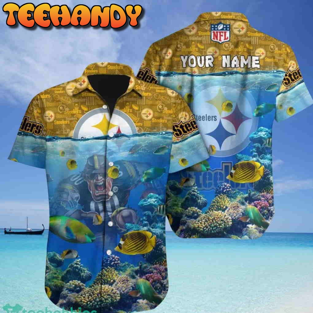 Fischmuster Pittsburgh Steelers NFL Hawaiian Shirt