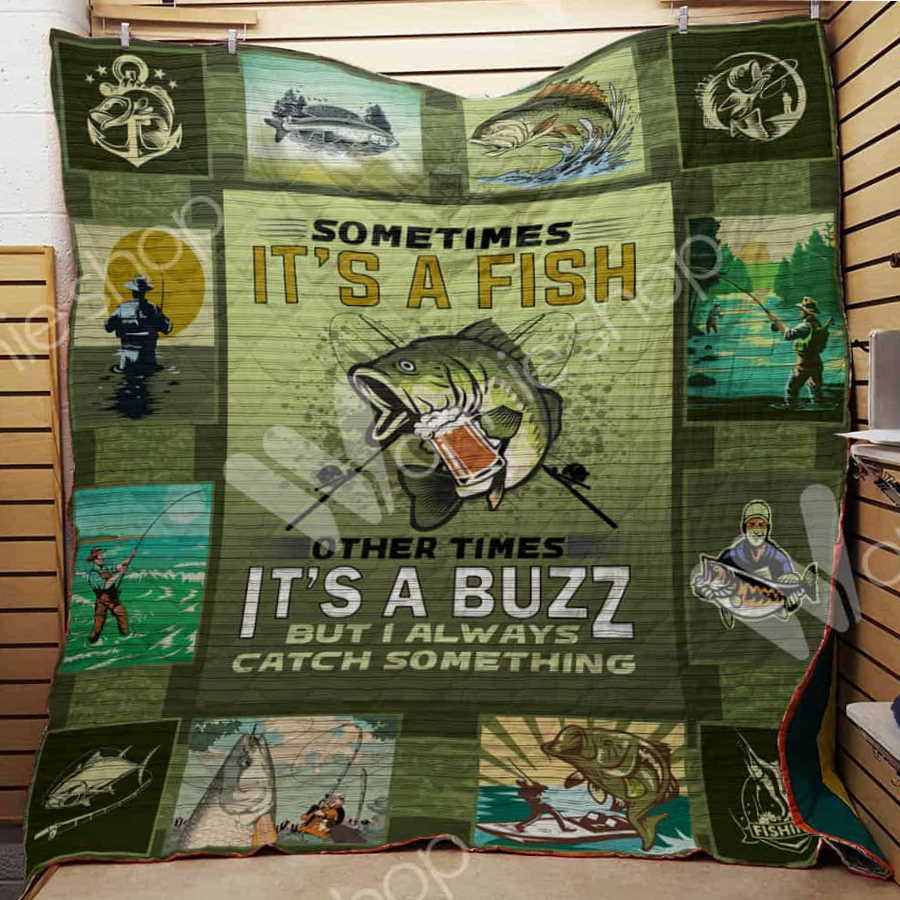 Fishing It’Sfish 3D Quilt Blanket