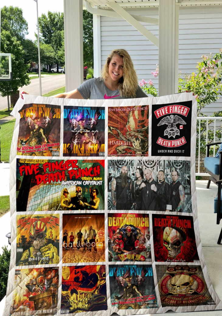 Five Finger Death Punch Albums 3D Customized Quilt Blanket