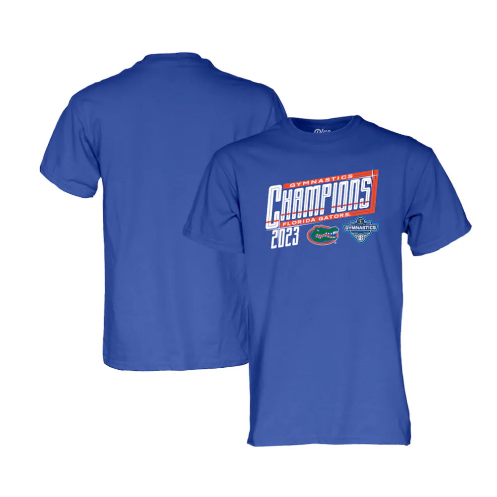 Florida Gators 2023 SEC Women’s Gymnastics Tournament Champions Locker Room T-Shirt