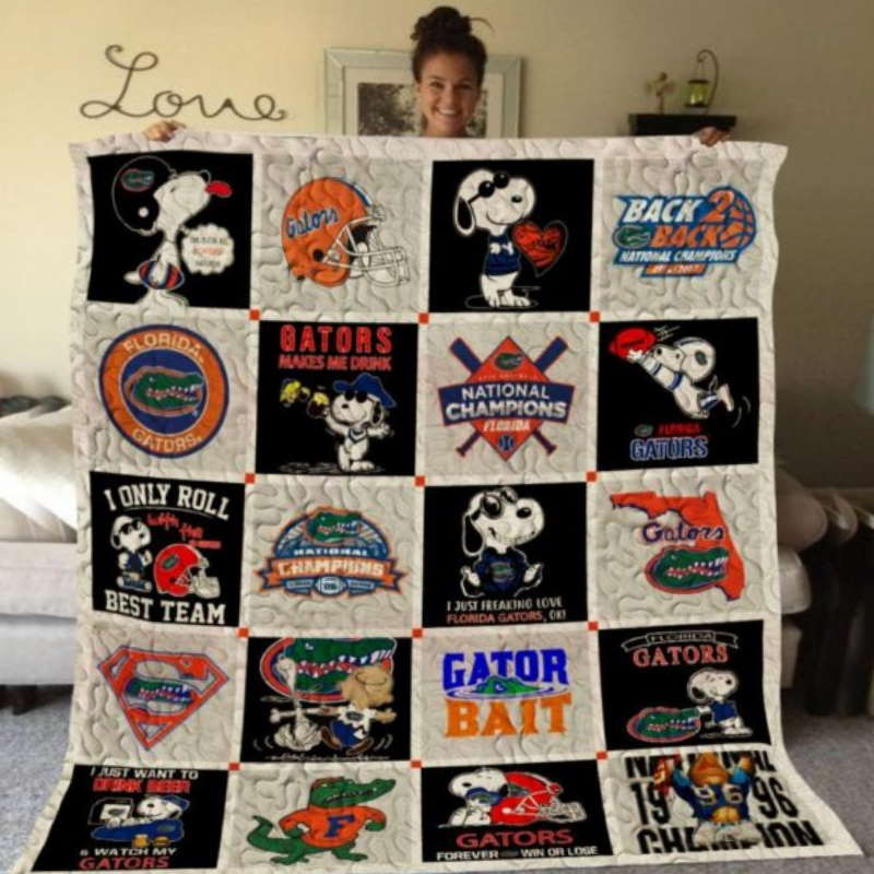 Florida Gators Fgt05 3D Customized Quilt Blanket