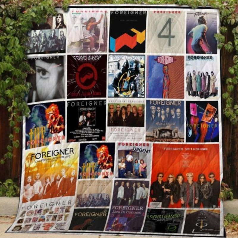 Foreigner 3D Customized Quilt Blanket