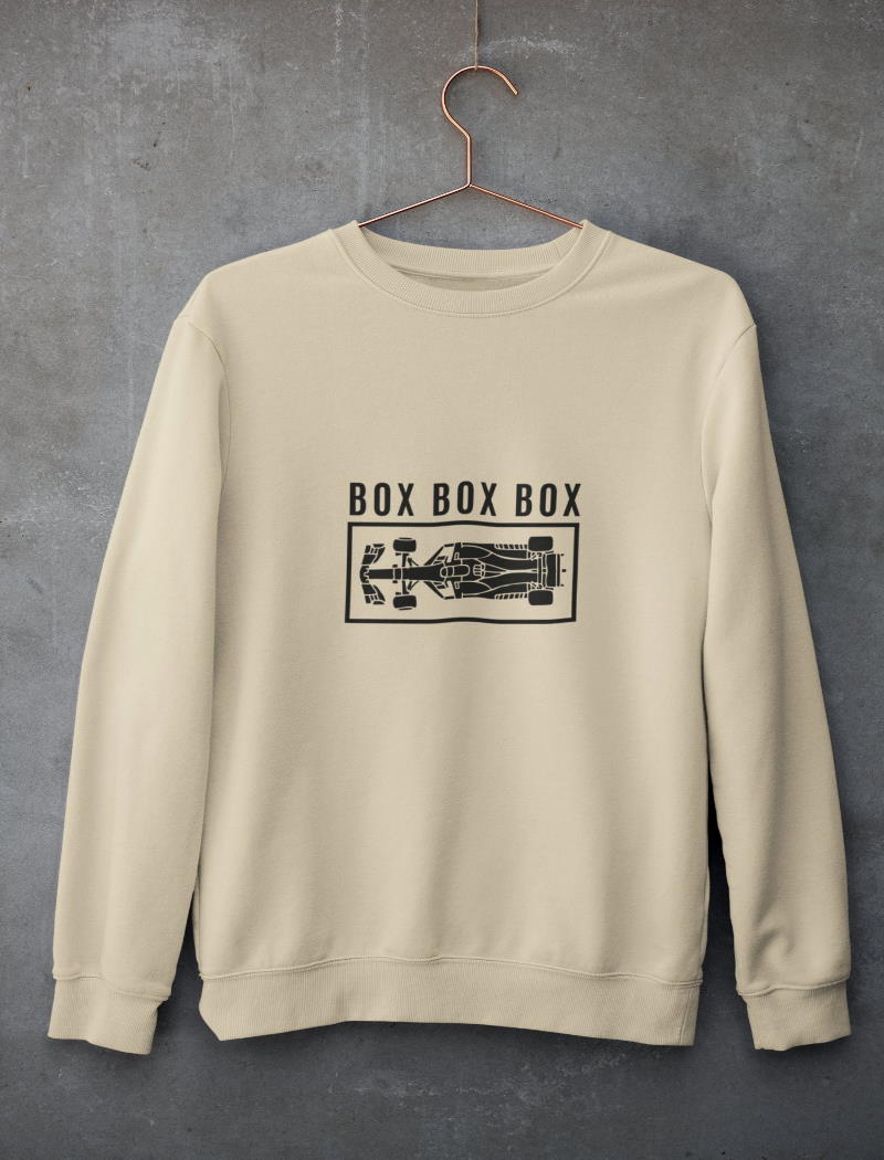 Formula 1 Sweatshirt, Box Box Box Formula 1 T Shirt