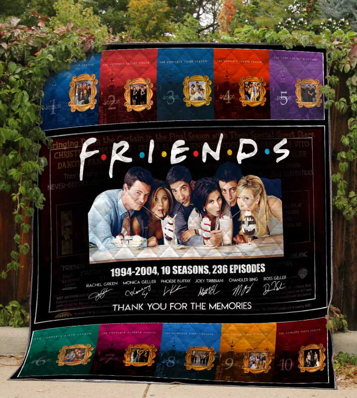 Friends 3D Customized Quilt Blanket