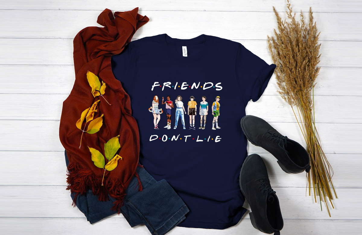 Friends Don’t Lie  Stranger Friends Shirt Spotify Running Up That Hill Eleven Shirt