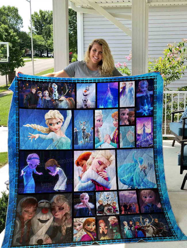 Frozen 3D Customized Quilt Blanket