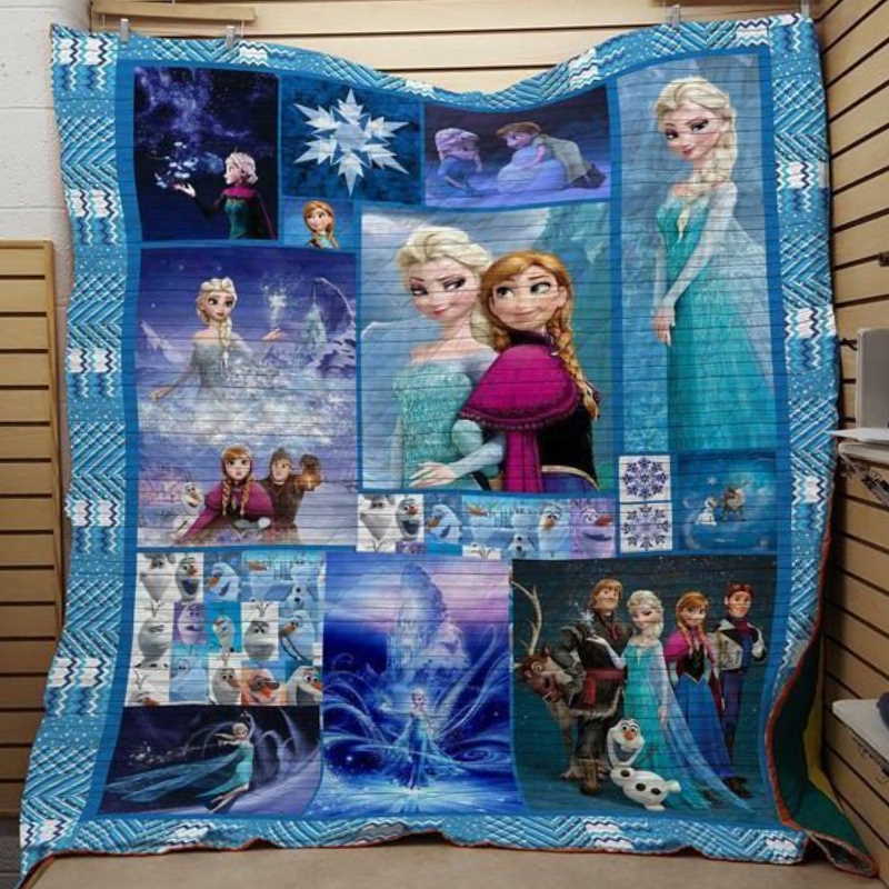 Frozen Fabric 3D Customized Quilt Blanket