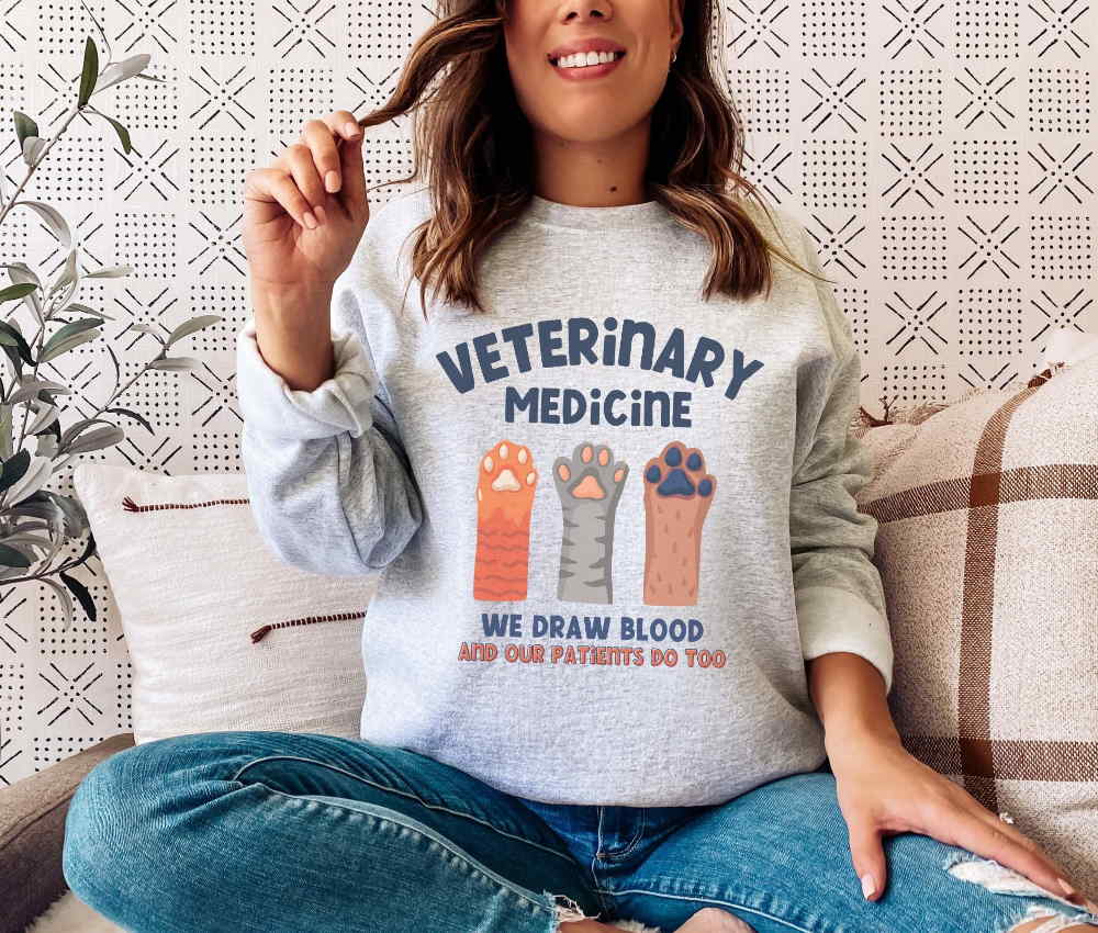 Funny Veterinarian Medicine Pet Vet Sweatshirt