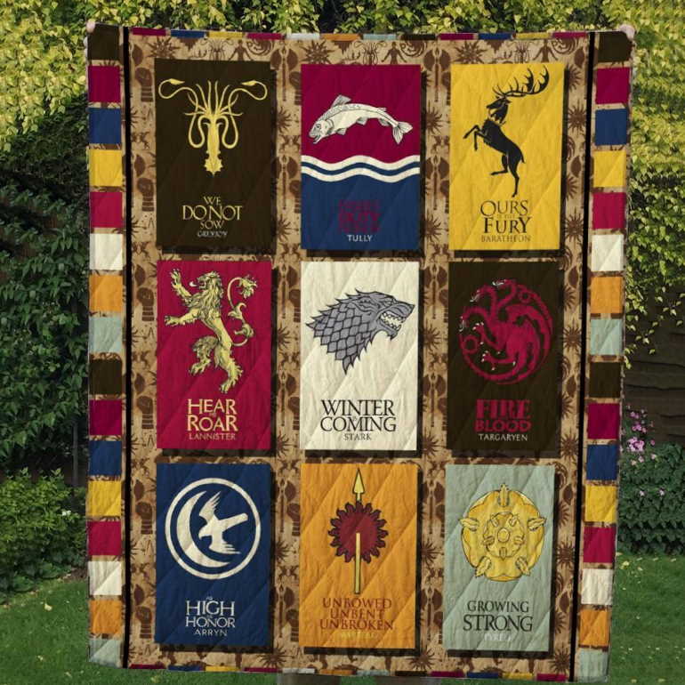 Game Of Throne House Customize Quilt Blanket