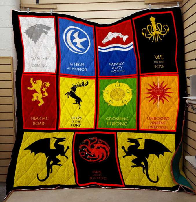 Game Of Thrones Cool 3D Customized Quilt Blanket