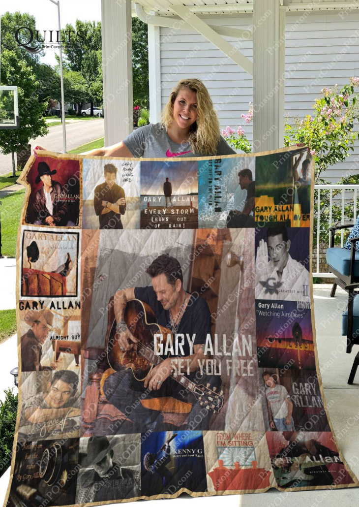 Gary Allan 3D Customized Quilt Blanket