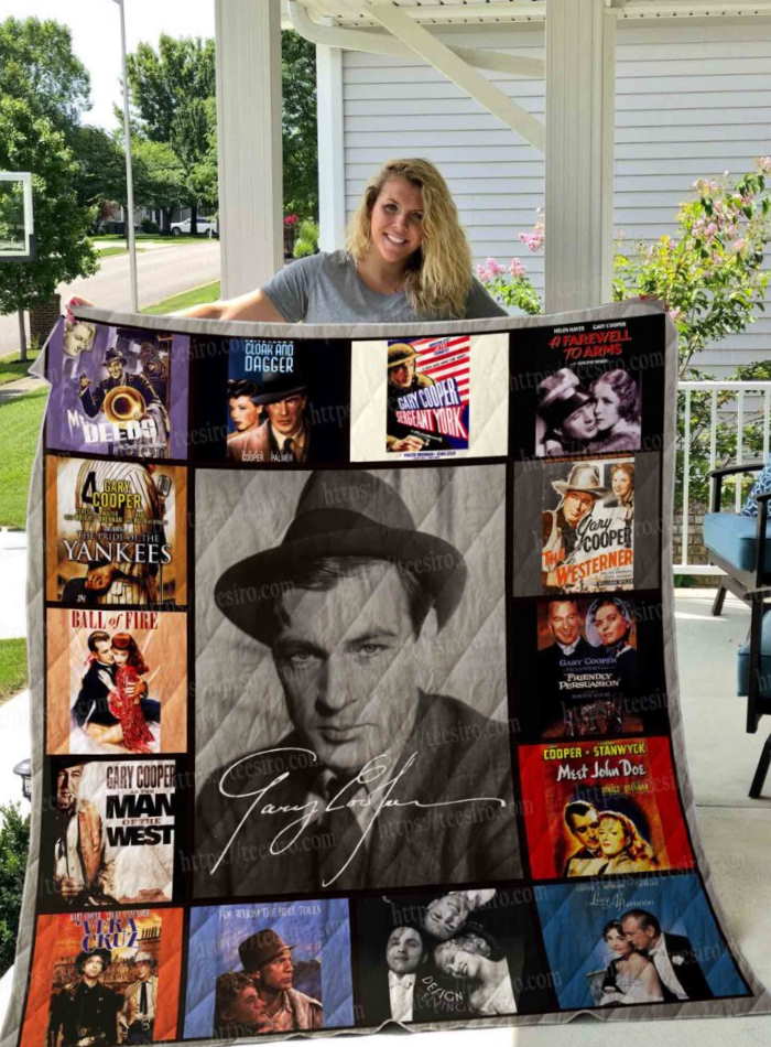 Gary Cooper 3D Quilt Blanket