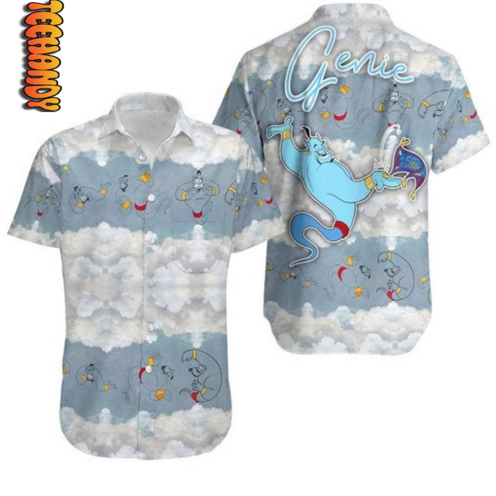 Genie Aladdin Disney Hawaiian Shirt