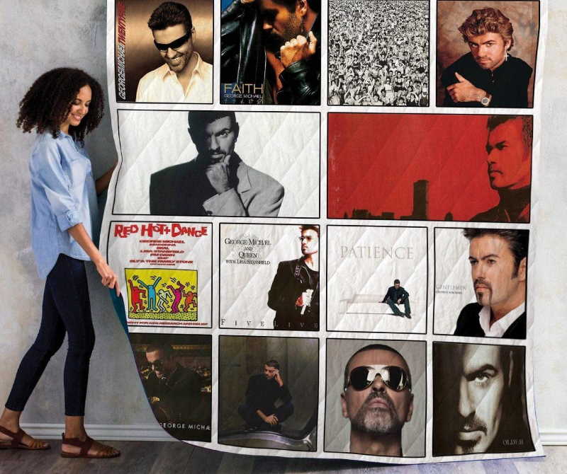 George Michael Albums 3D Customized Quilt Blanket