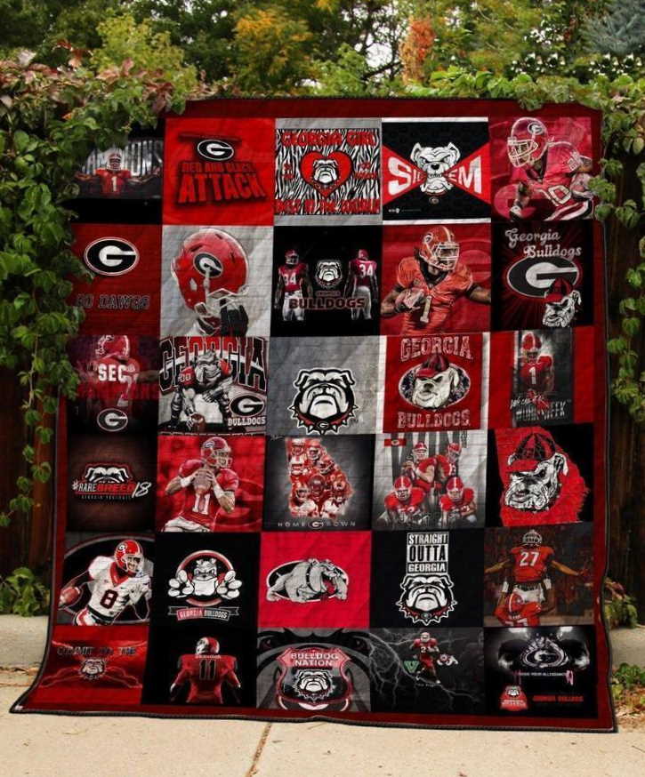 Georgia Bulldogs Customize Quilt Blanket