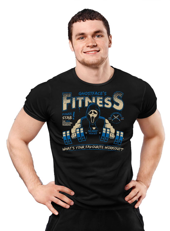 Ghost Face Fitness Gym T-Shirt