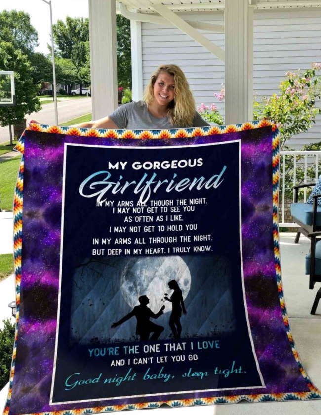 Girlfriend 3D Quilt Blanket