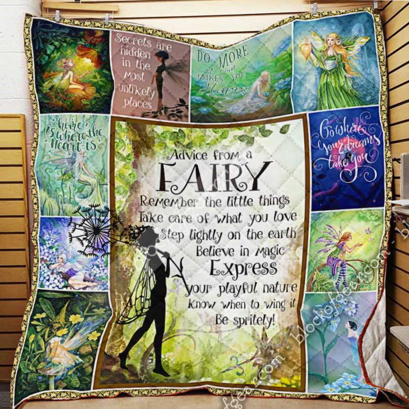 Go Where Your Dreams Take You, Fairy 3D Quilt Blanket