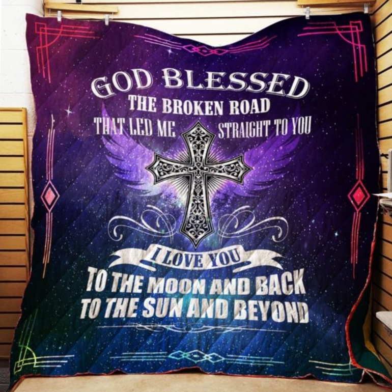 God Brought Us Together 3D Customized Quilt Blanket