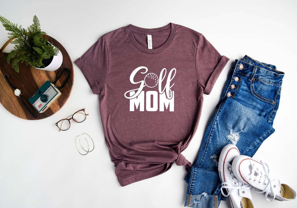 Golf Mom T-Shirt, Gift For Mom Shirt, Golf Mama Gift, Mothers Day T-Shirt